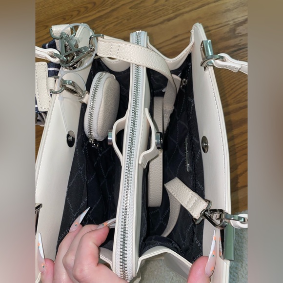 STEVE MADDEN vanilla bmateo tote crossbody bag TIKTOK viral NWT - Picture 7 of 8